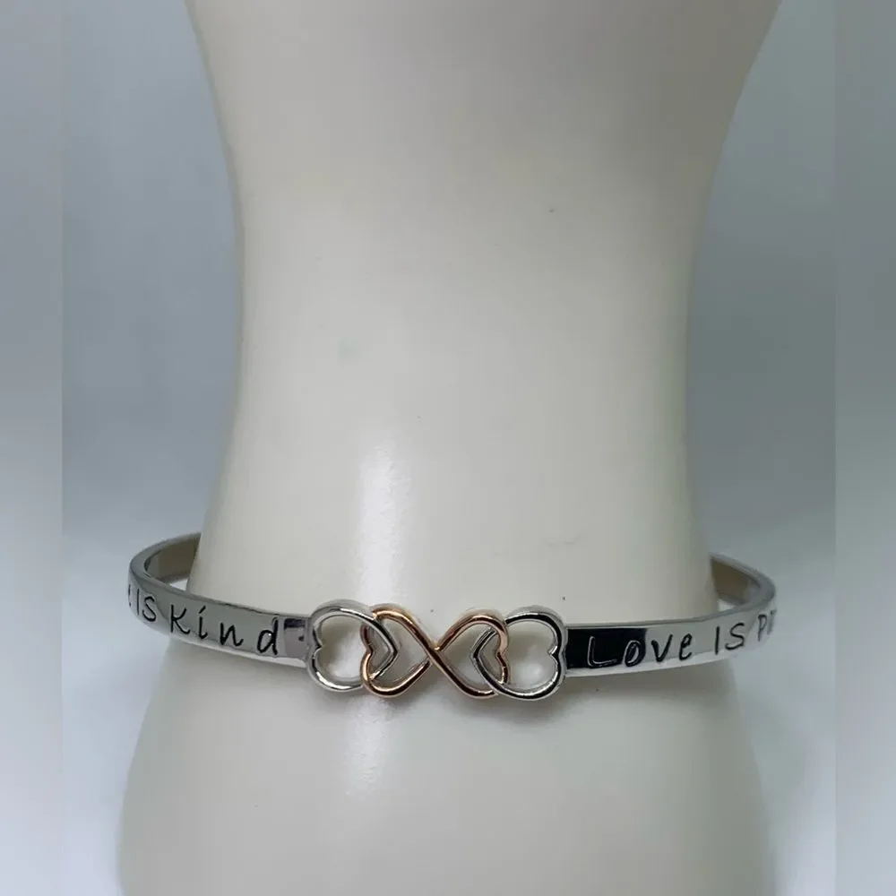 Two tone 925 Sterling Silver 